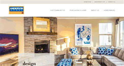 Desktop Screenshot of anderson-homes.com